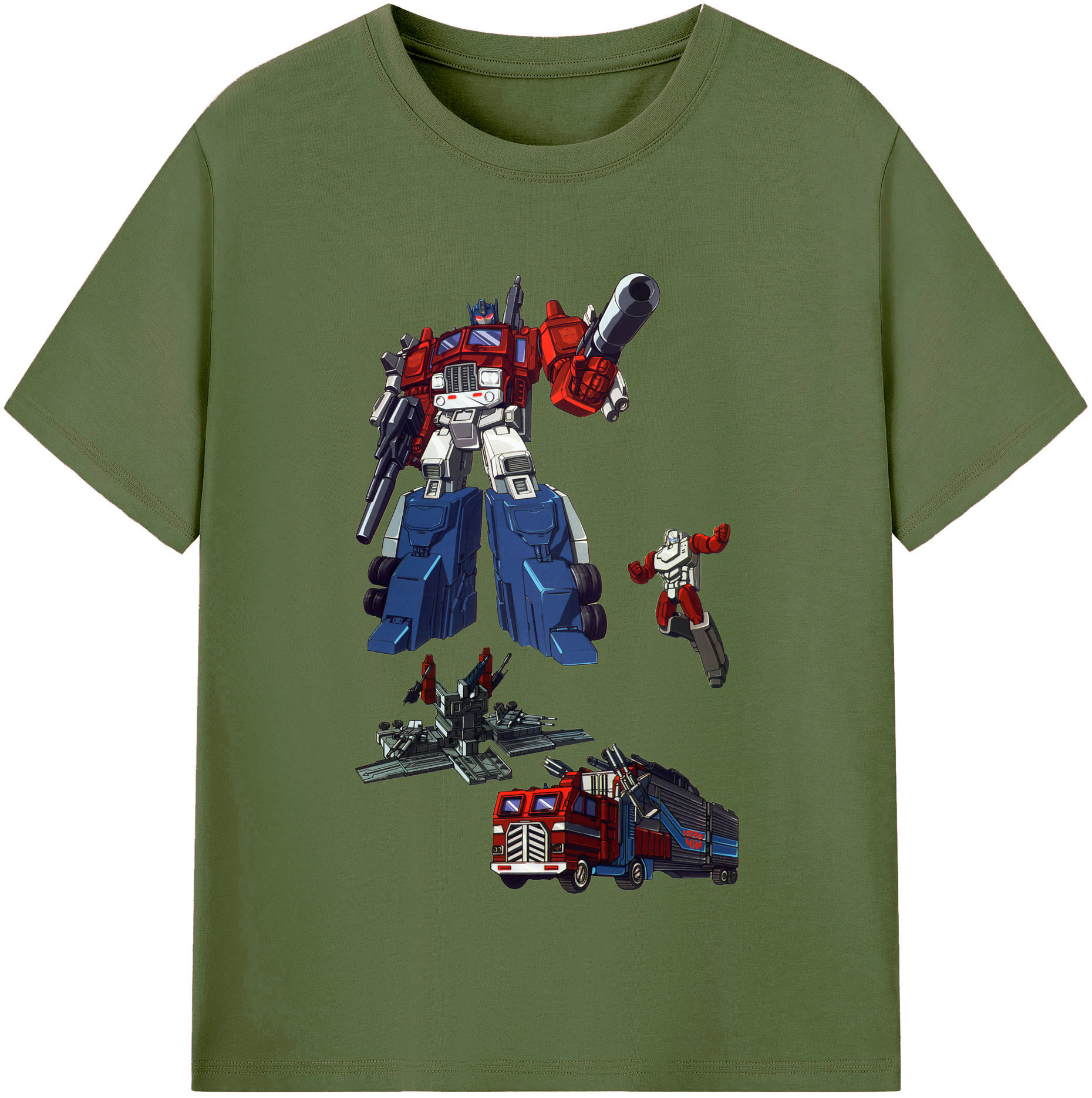 （画像用）  綿100％半袖Tシャツ（フロントプリント）